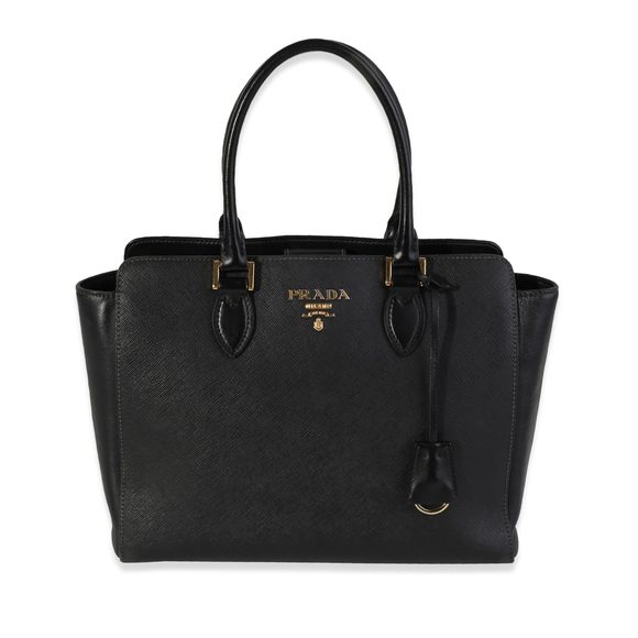 Prada Black Saffiano Leather Tote - Picture 1 of 7